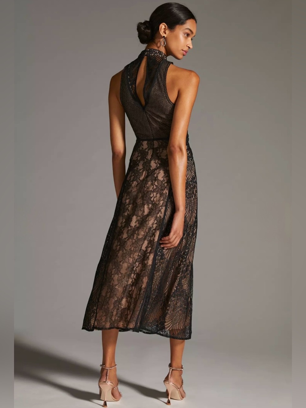 By Anthropologie Structured Midi Dress - Picture 2 of 13